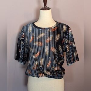 Bishop+Young feather print shirt.